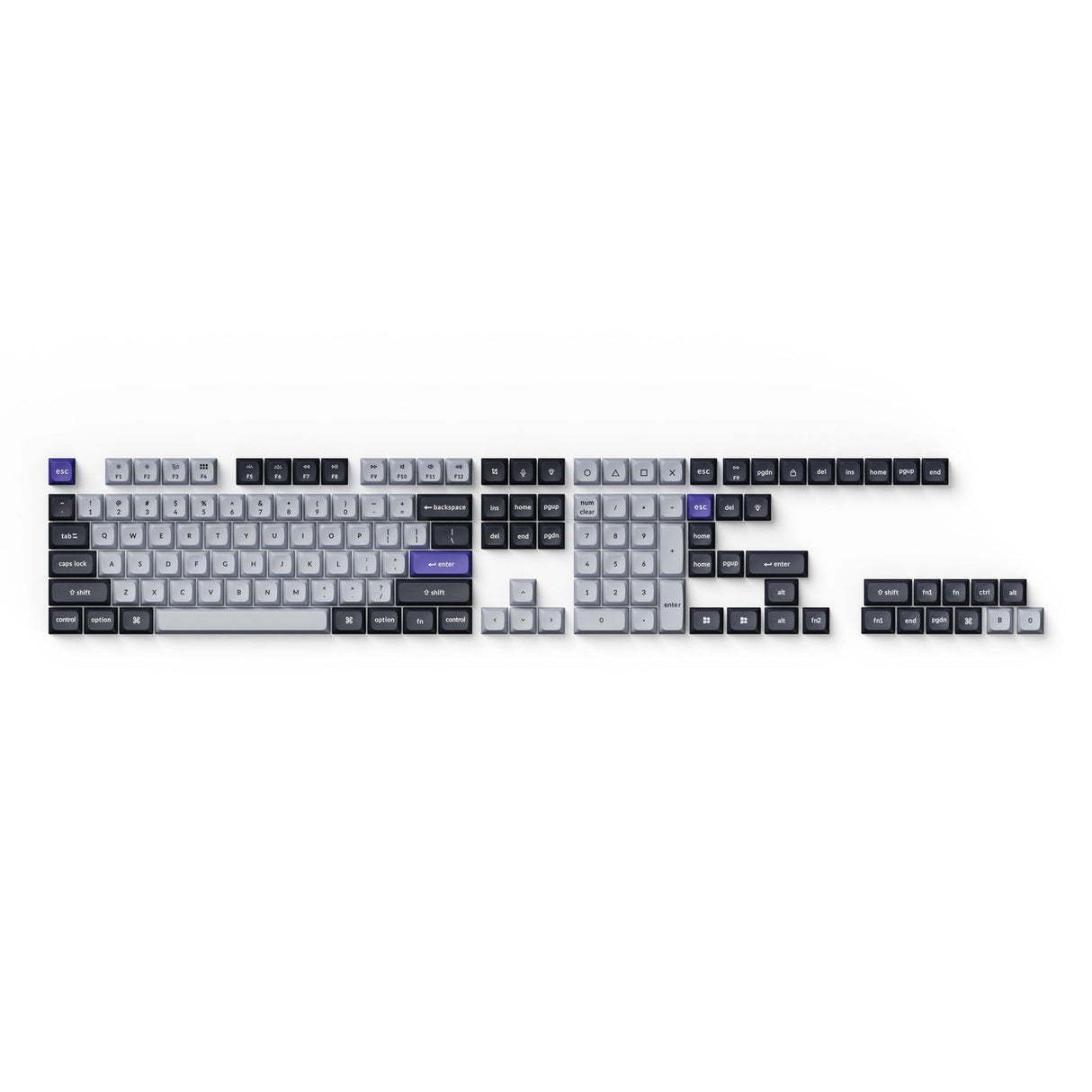 ダブルショット KSA PBT フルセット キーキャップセット