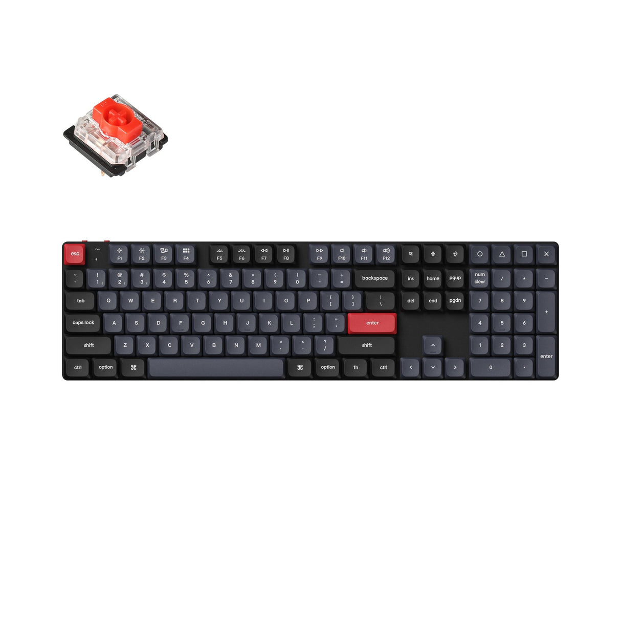 Keychron K5 Pro QMK/VIA ワイヤレス メカニカルキーボード(US ANSI 配列)