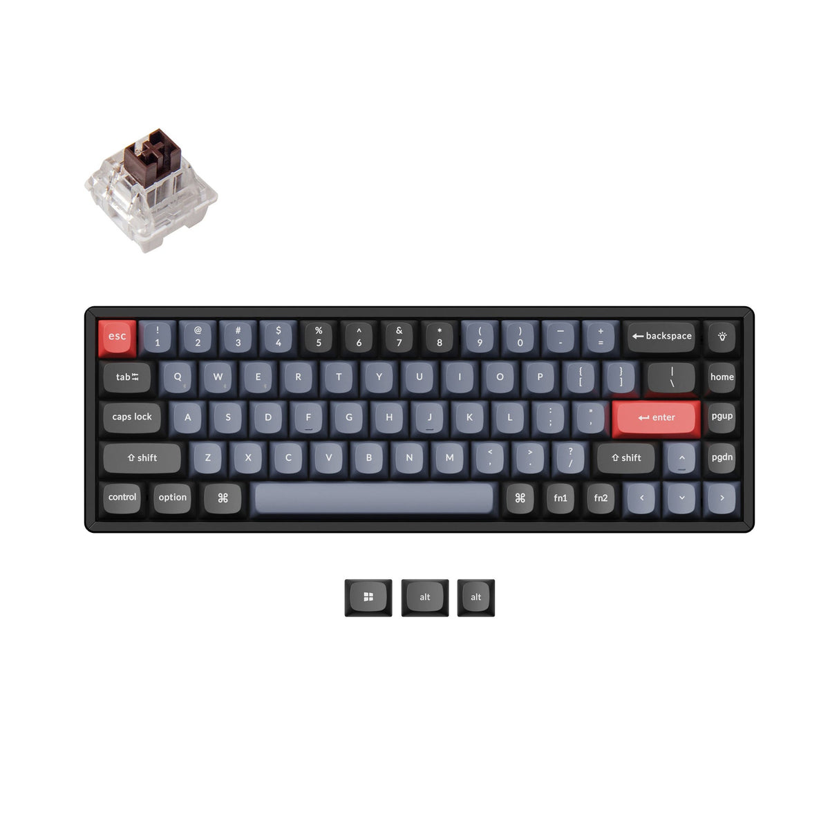 Keychron K6 Pro QMK/VIA ワイヤレスカスタムメカニカルキーボード(US ANSI 配列)