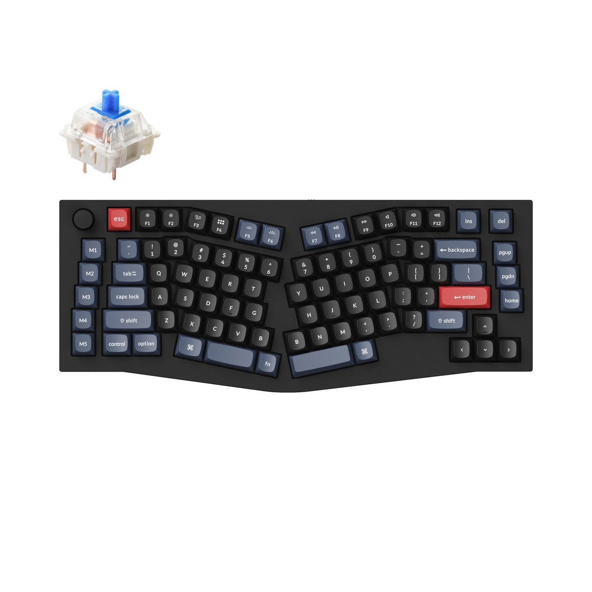 Keychron Q10 (Alice レイアウト) QMK カスタムメカニカルキーボード(US ANSI 配列)