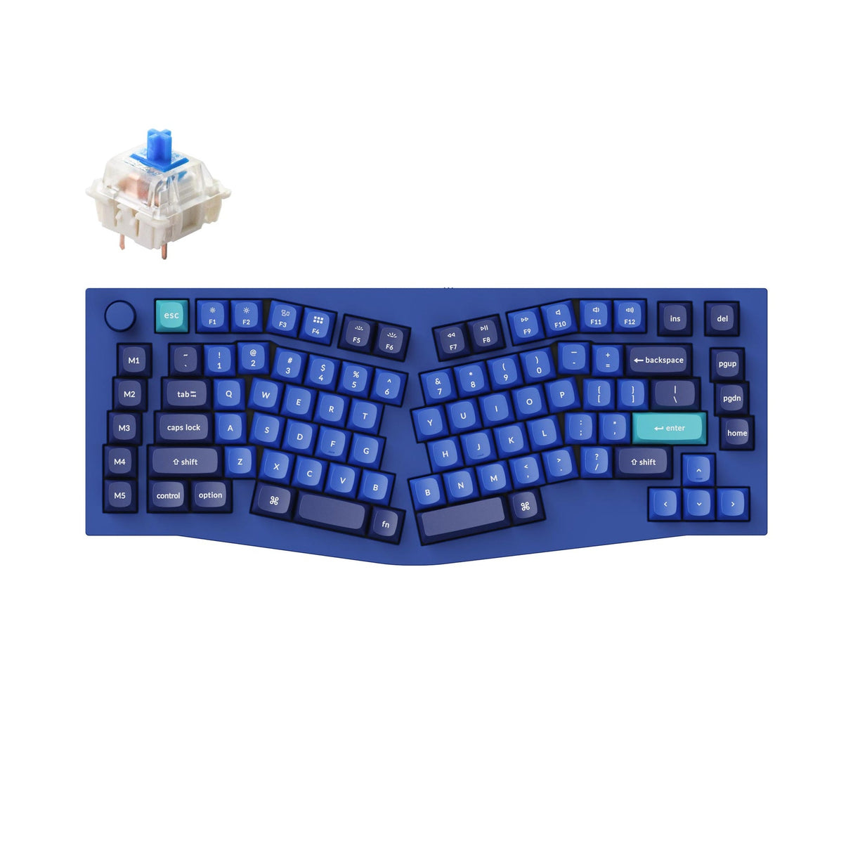 Keychron Q10 (Alice レイアウト) QMK カスタムメカニカルキーボード(US ANSI 配列)