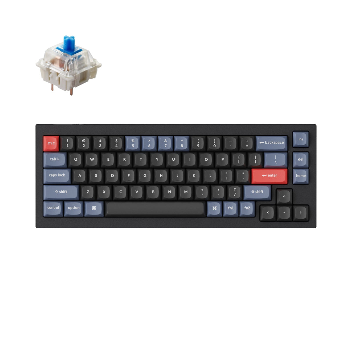 Keychron Q2 QMK カスタム メカニカル キーボード(US ANSI 配列)