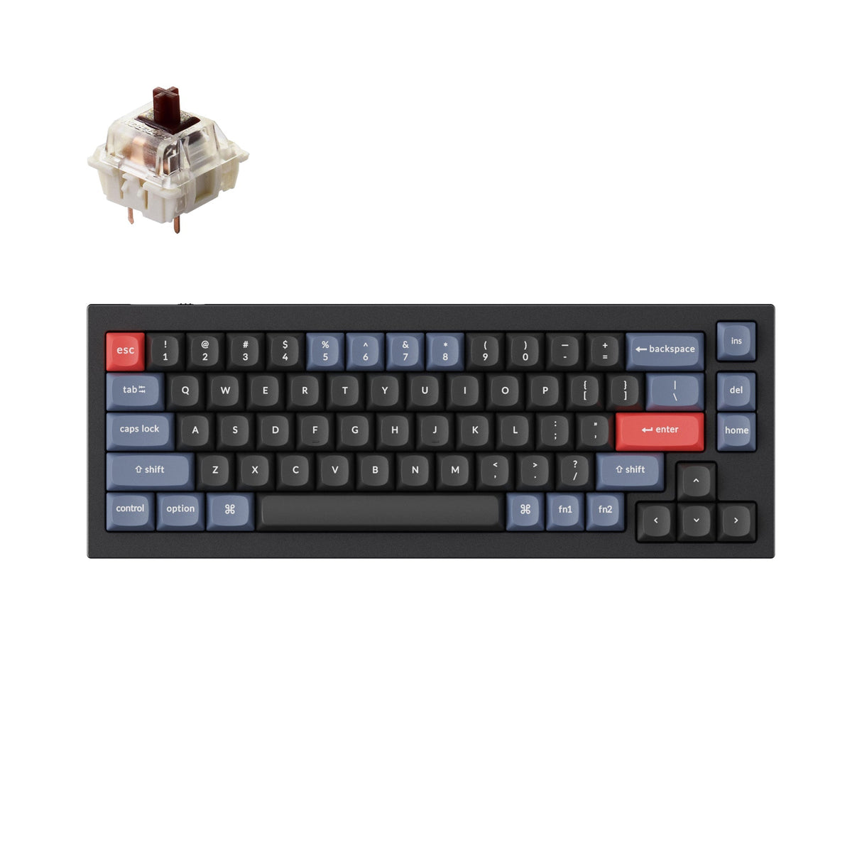 Keychron Q2 QMK カスタム メカニカル キーボード(US ANSI 配列)