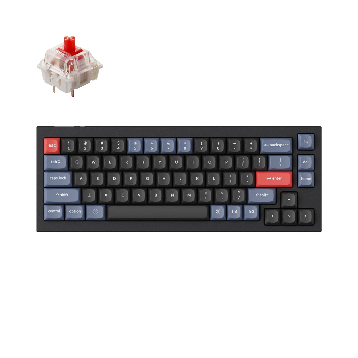 Keychron Q2 QMK カスタム メカニカル キーボード(US ANSI 配列)