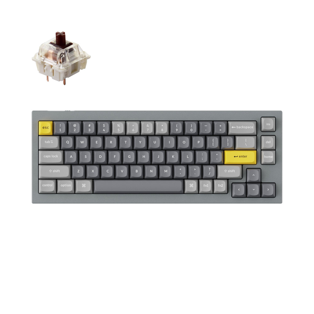 Keychron Q2 QMK カスタム メカニカル キーボード(US ANSI 配列)