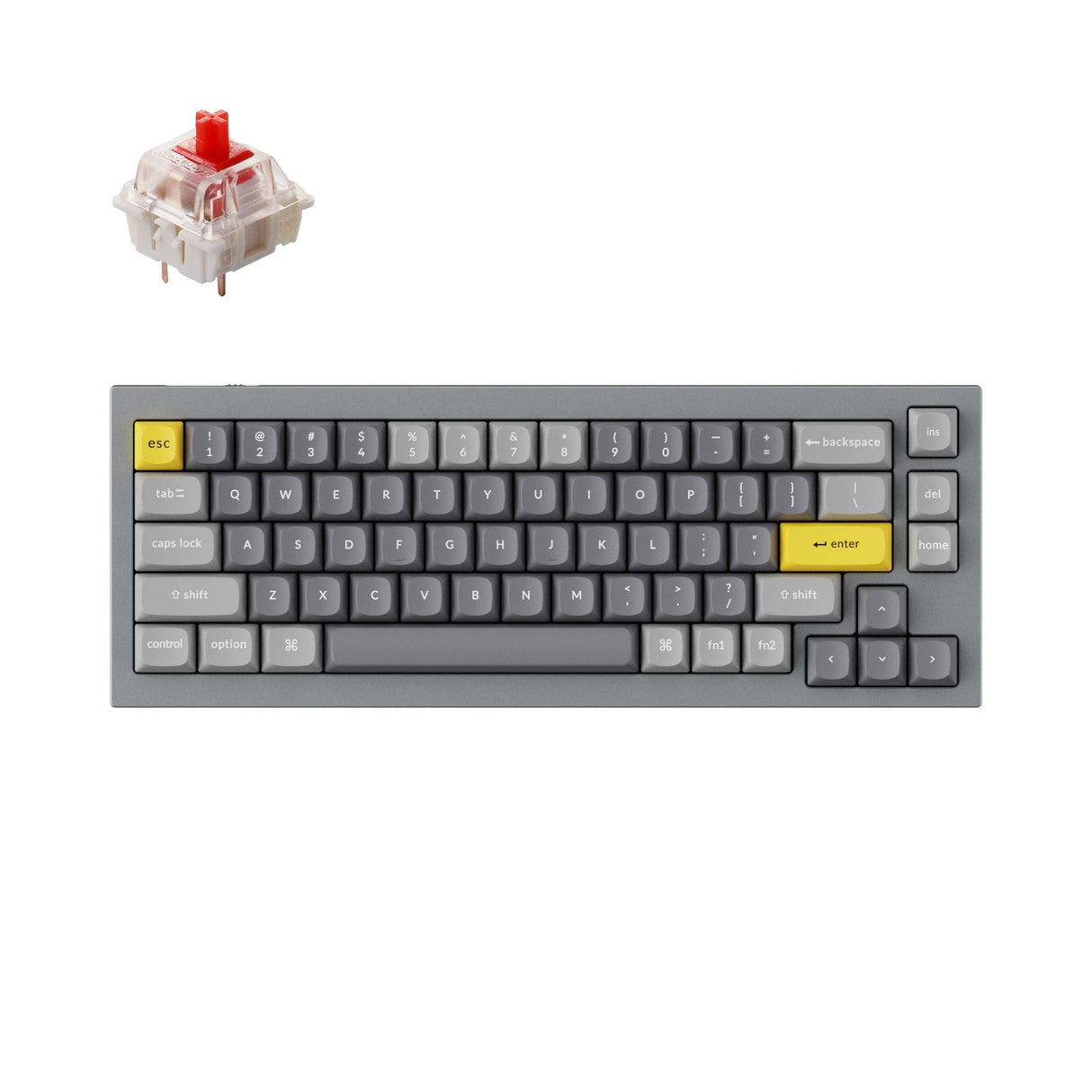 Keychron Q2 QMK カスタム メカニカル キーボード(US ANSI 配列)