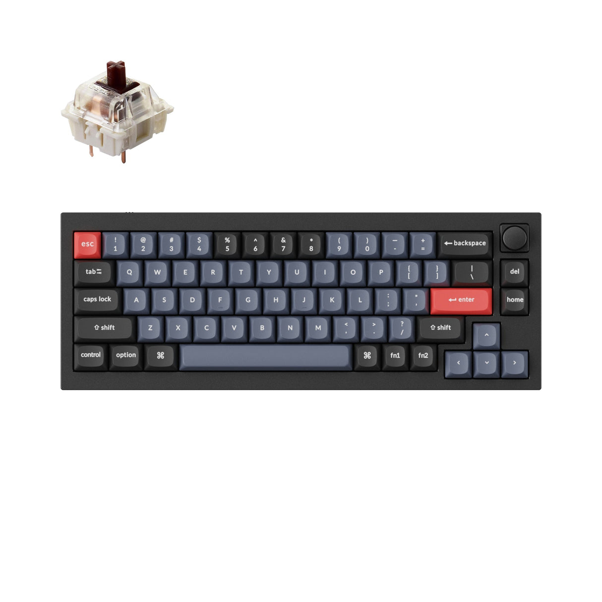 Keychron Q2 QMK カスタム メカニカル キーボード(US ANSI 配列)