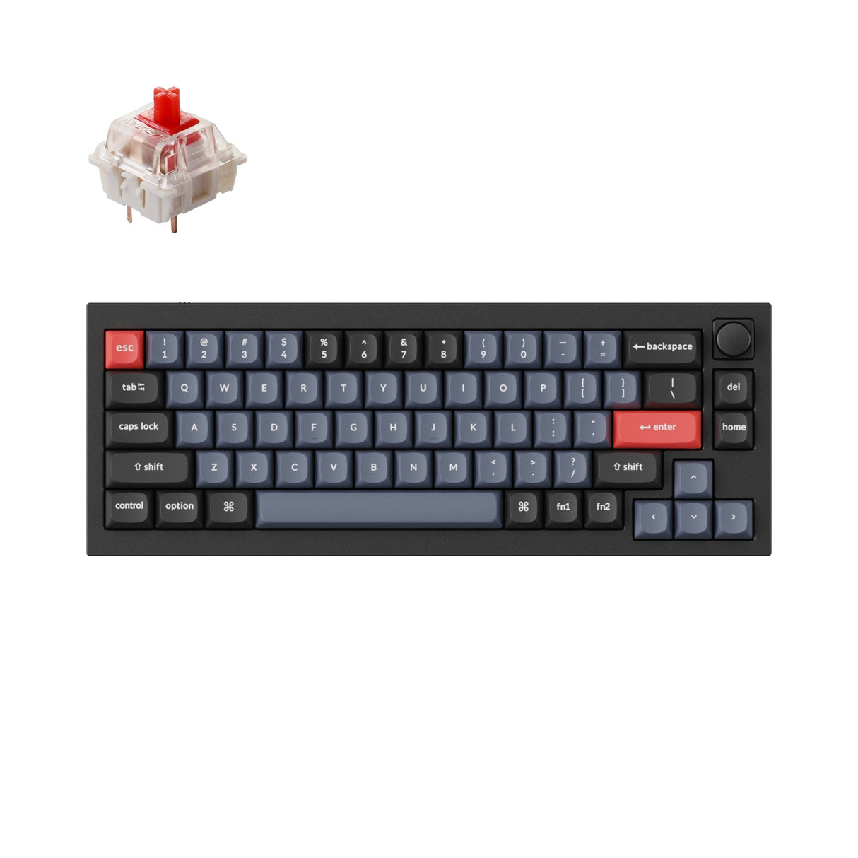 Keychron Q2 QMK カスタム メカニカル キーボード(US ANSI 配列)