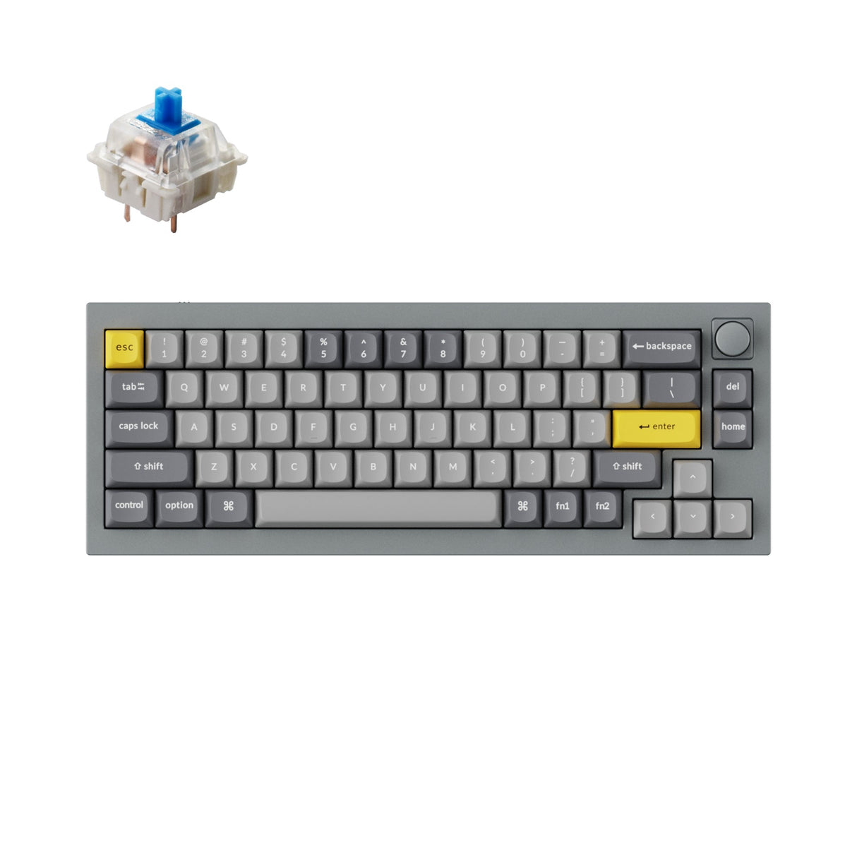 Keychron Q2 QMK カスタム メカニカル キーボード(US ANSI 配列)