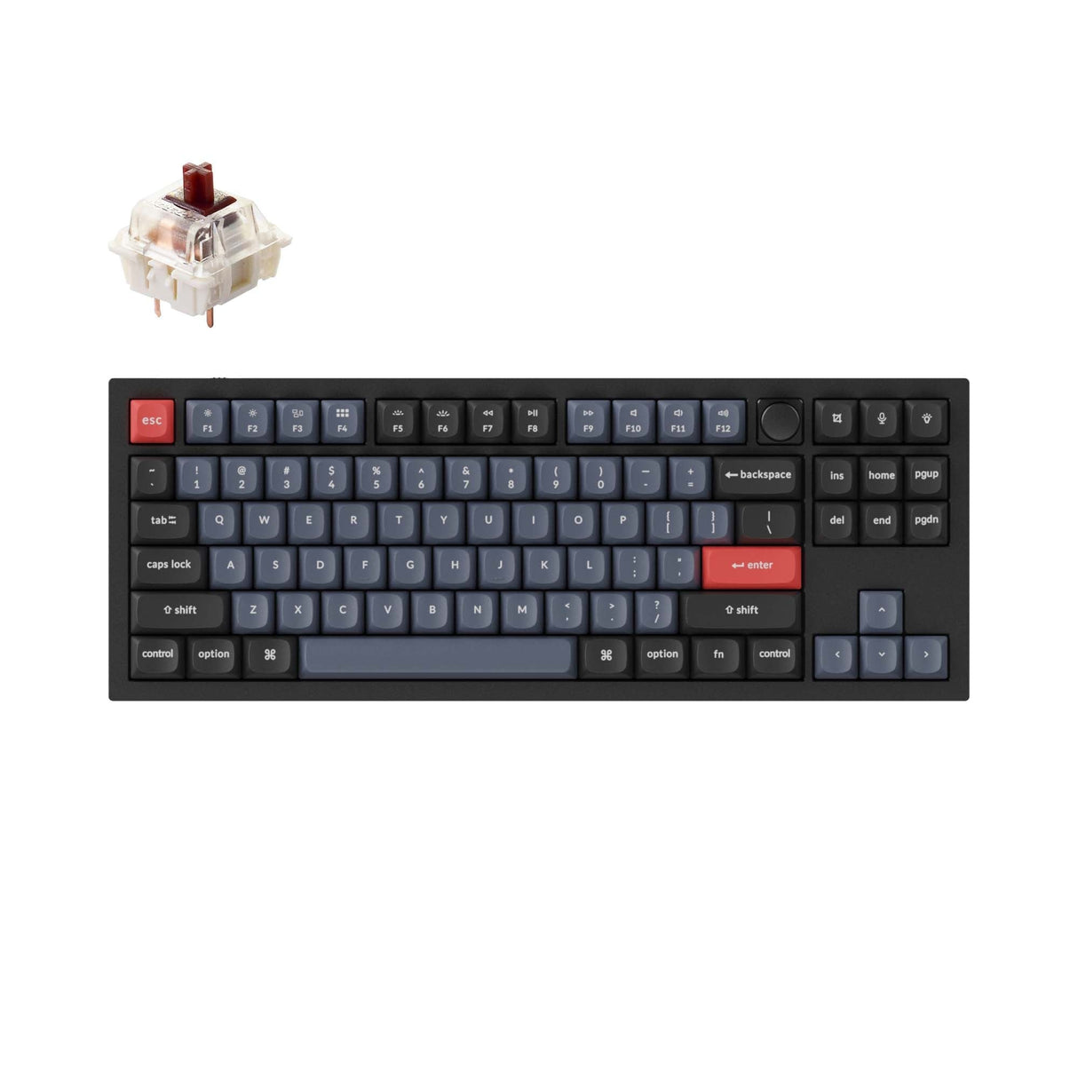 Keychron Q3 QMK カスタム メカニカル キーボード(US ANSI 配列)
