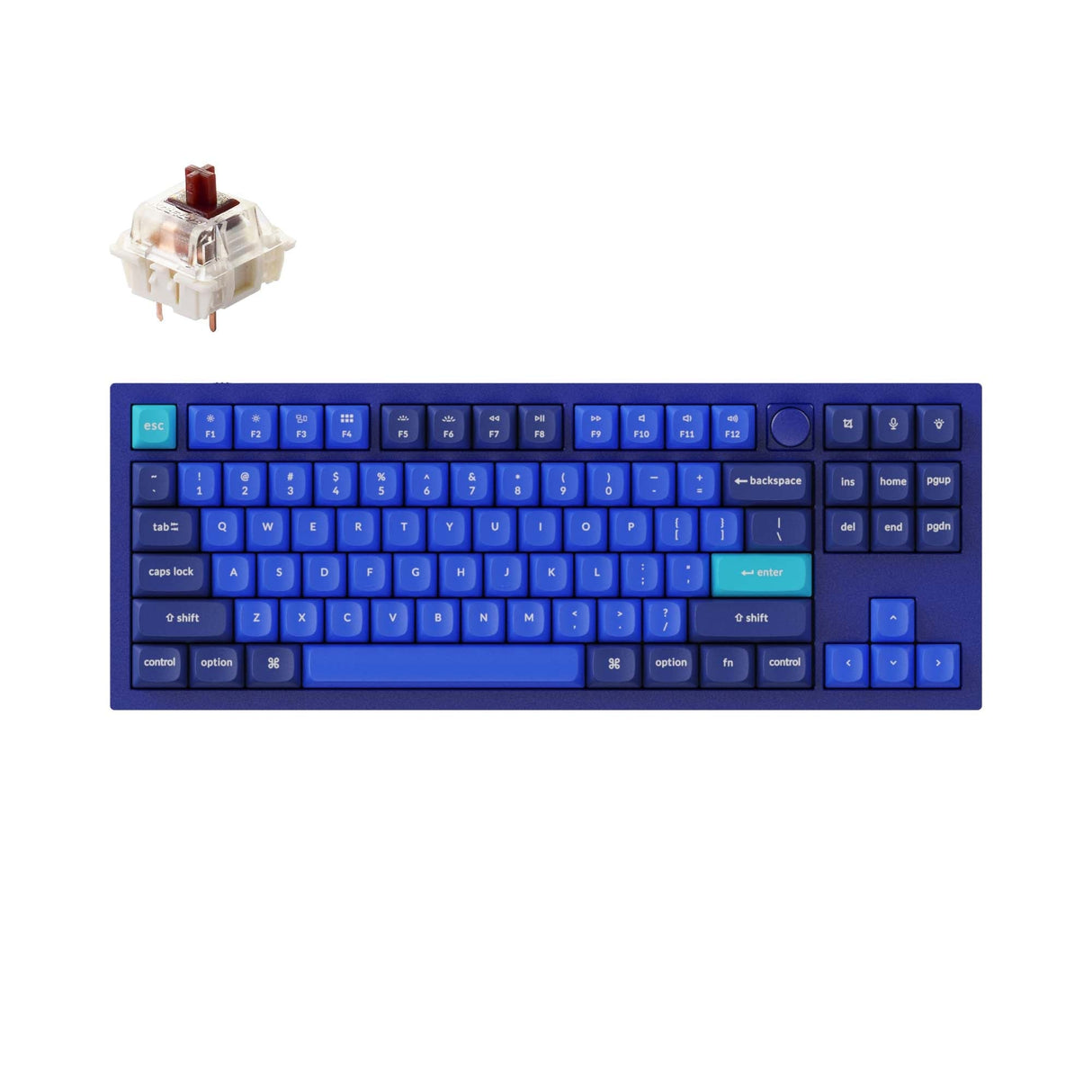 Keychron Q3 QMK カスタム メカニカル キーボード(US ANSI 配列)