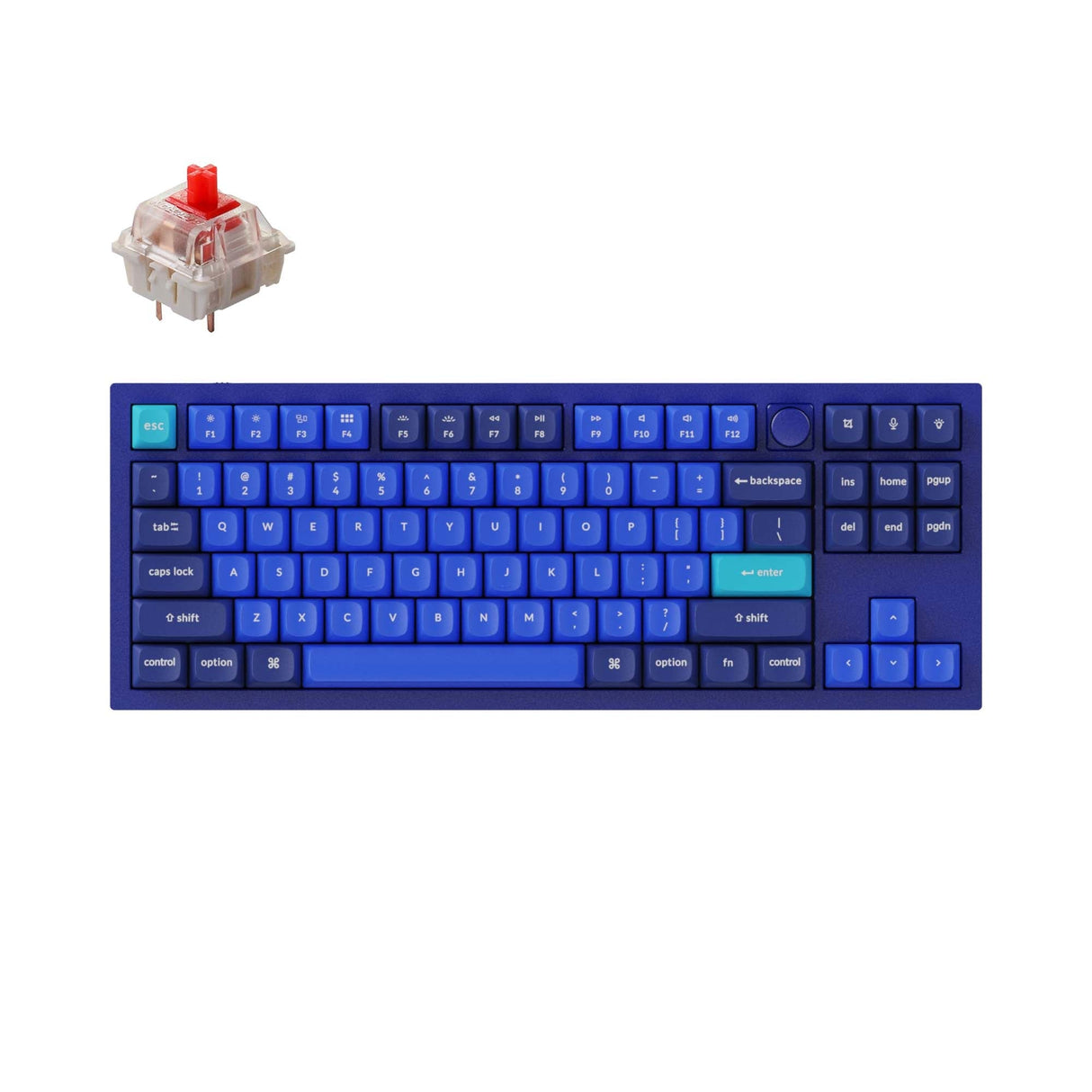 Keychron Q3 QMK カスタム メカニカル キーボード(US ANSI 配列)