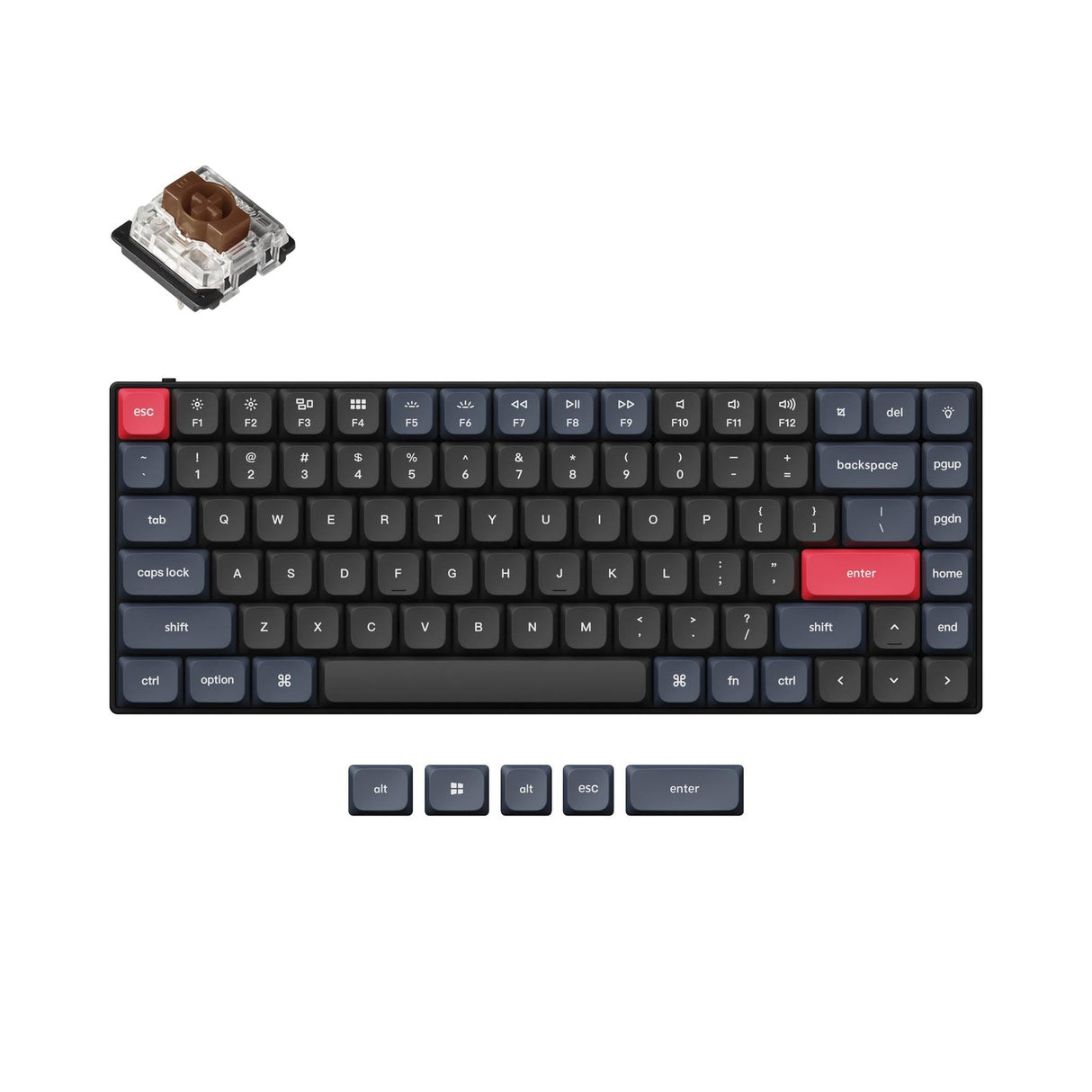Keychron S1 QMK カスタムメカニカルキーボード(US ANSI 配列)