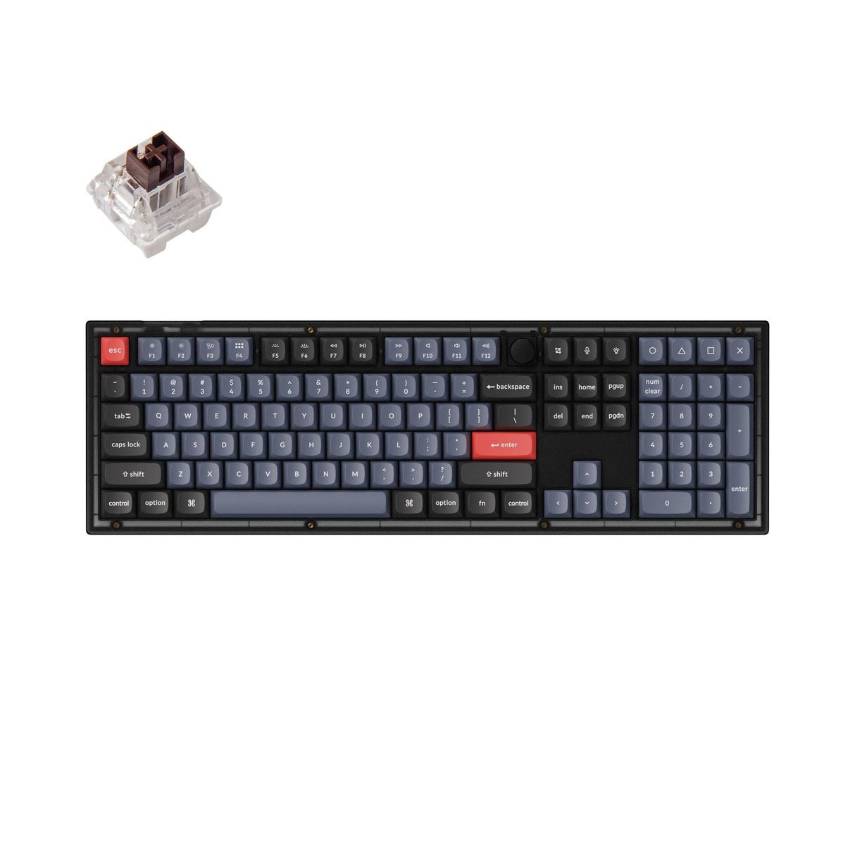 Keychron V6 QMK カスタムメカニカルキーボード(US ANSI 配列)