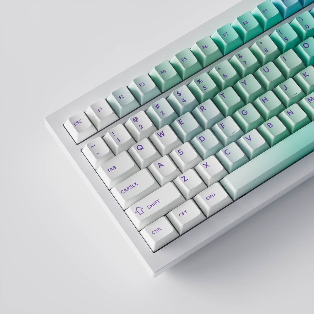 Cloud and Snow - Cherry プロファイル染色昇華 PBT フルキーキャップセット