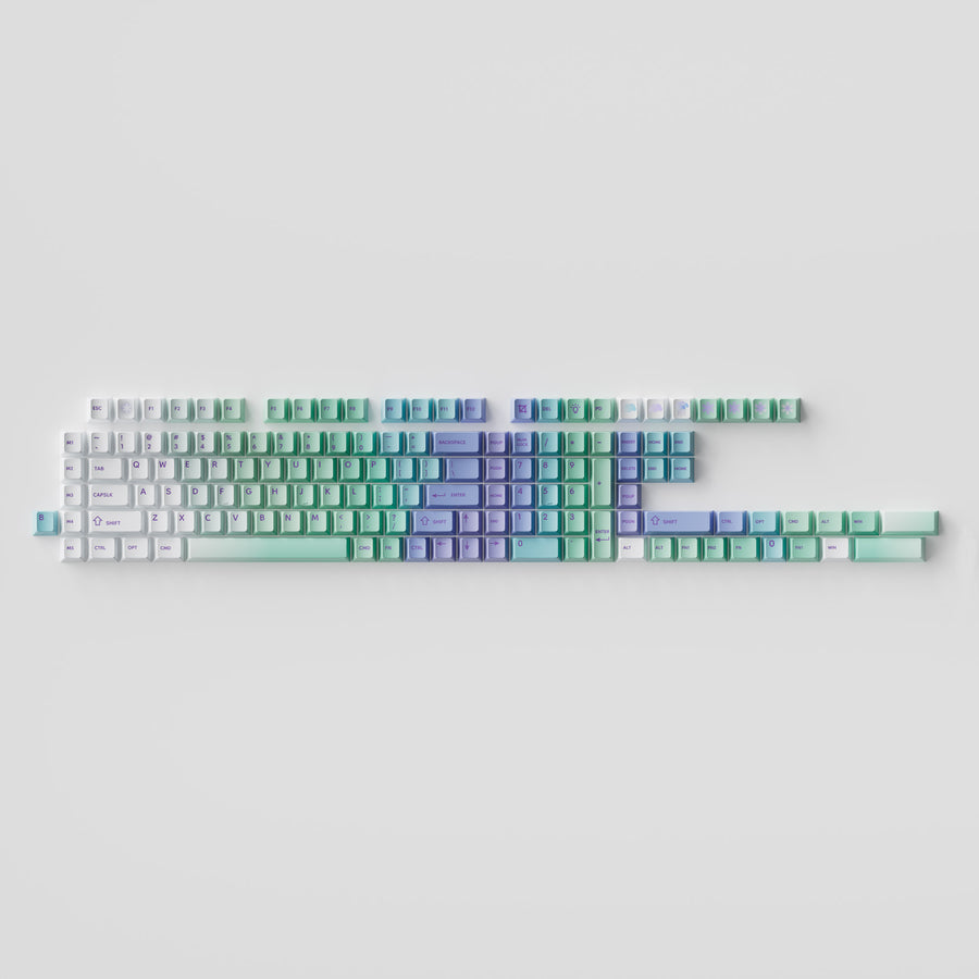 Cloud and Snow - Cherry プロファイル染色昇華 PBT フルキーキャップセット