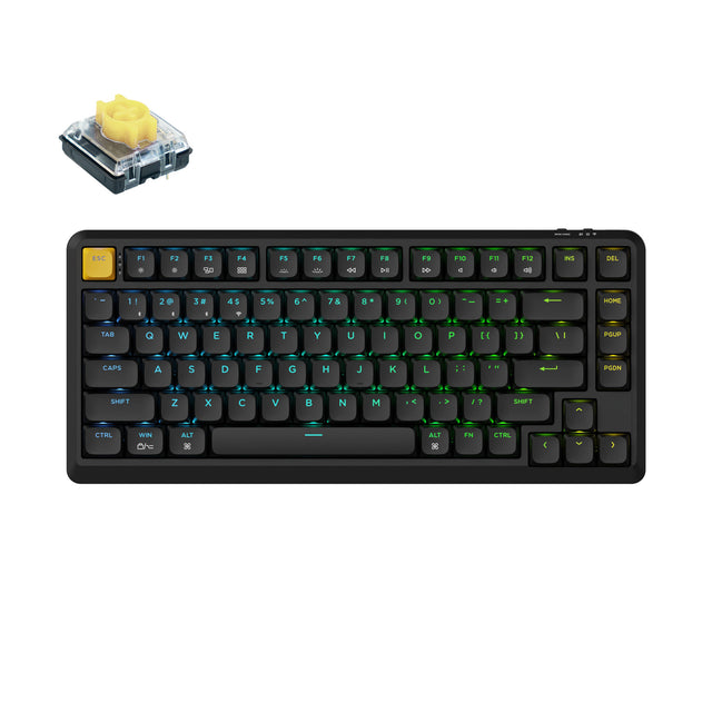 Keychron J1 QMK ワイヤレス メカニカルキーボード (US ANSI 配列)