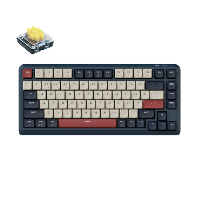 Keychron J1 QMK ワイヤレス メカニカルキーボード (US ANSI 配列)