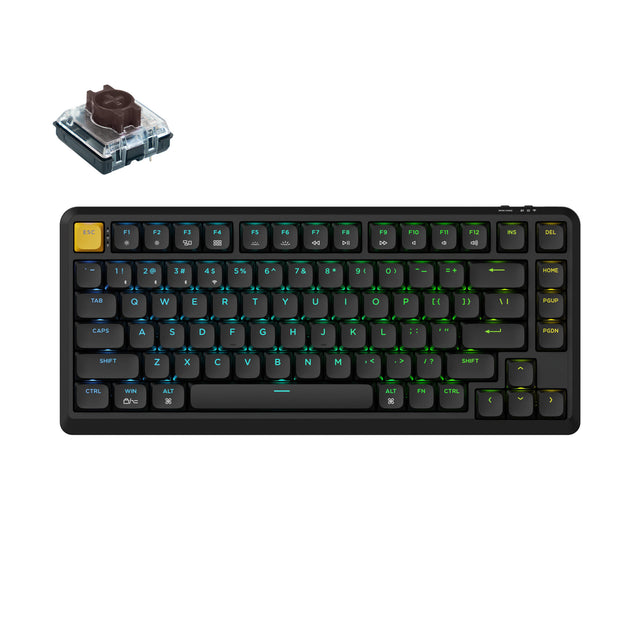 Keychron J1 QMK ワイヤレス メカニカルキーボード (US ANSI 配列)