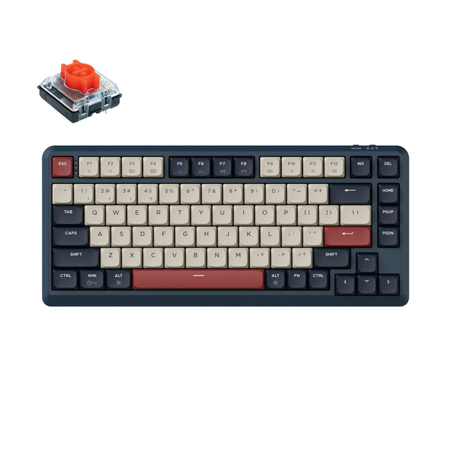 Keychron J1 QMK ワイヤレス メカニカルキーボード (US ANSI 配列)