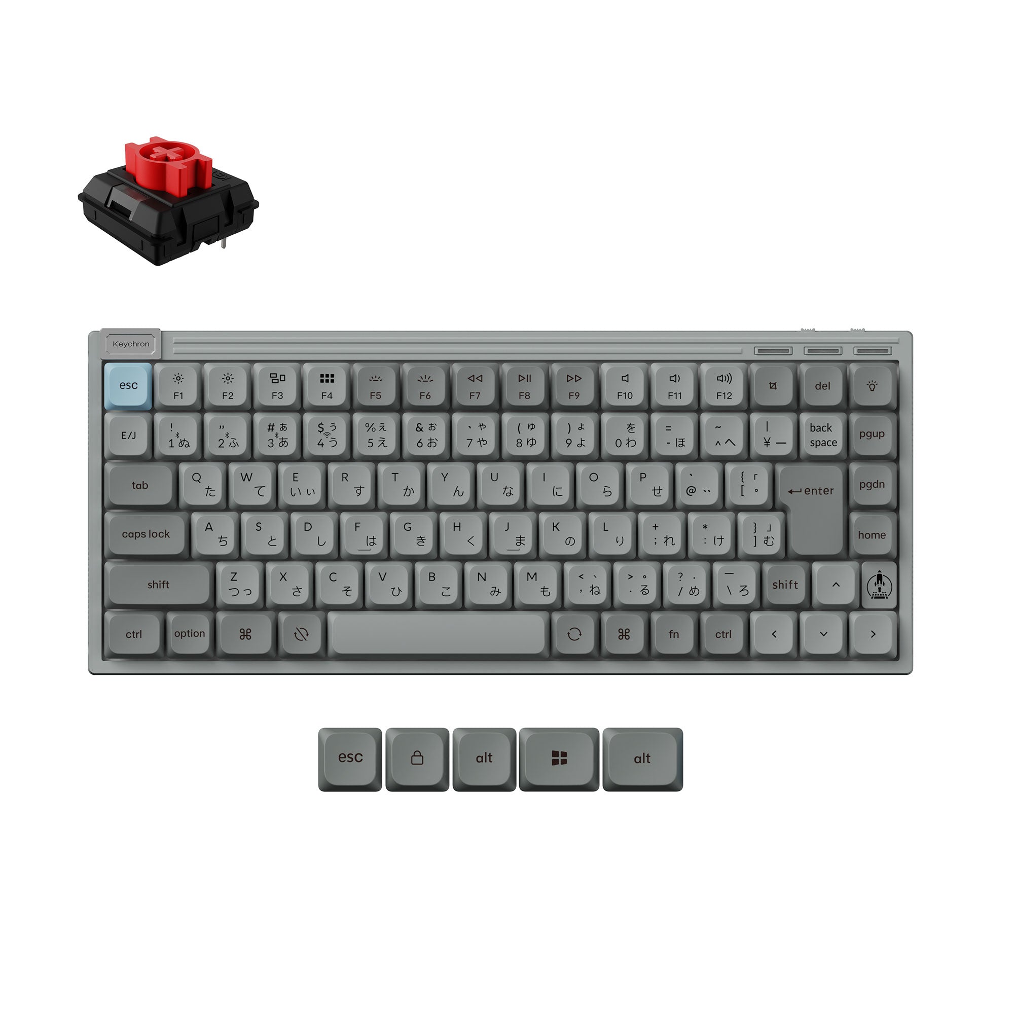 Keychron J9 QMK ワイヤレス・メカニカルキーボード