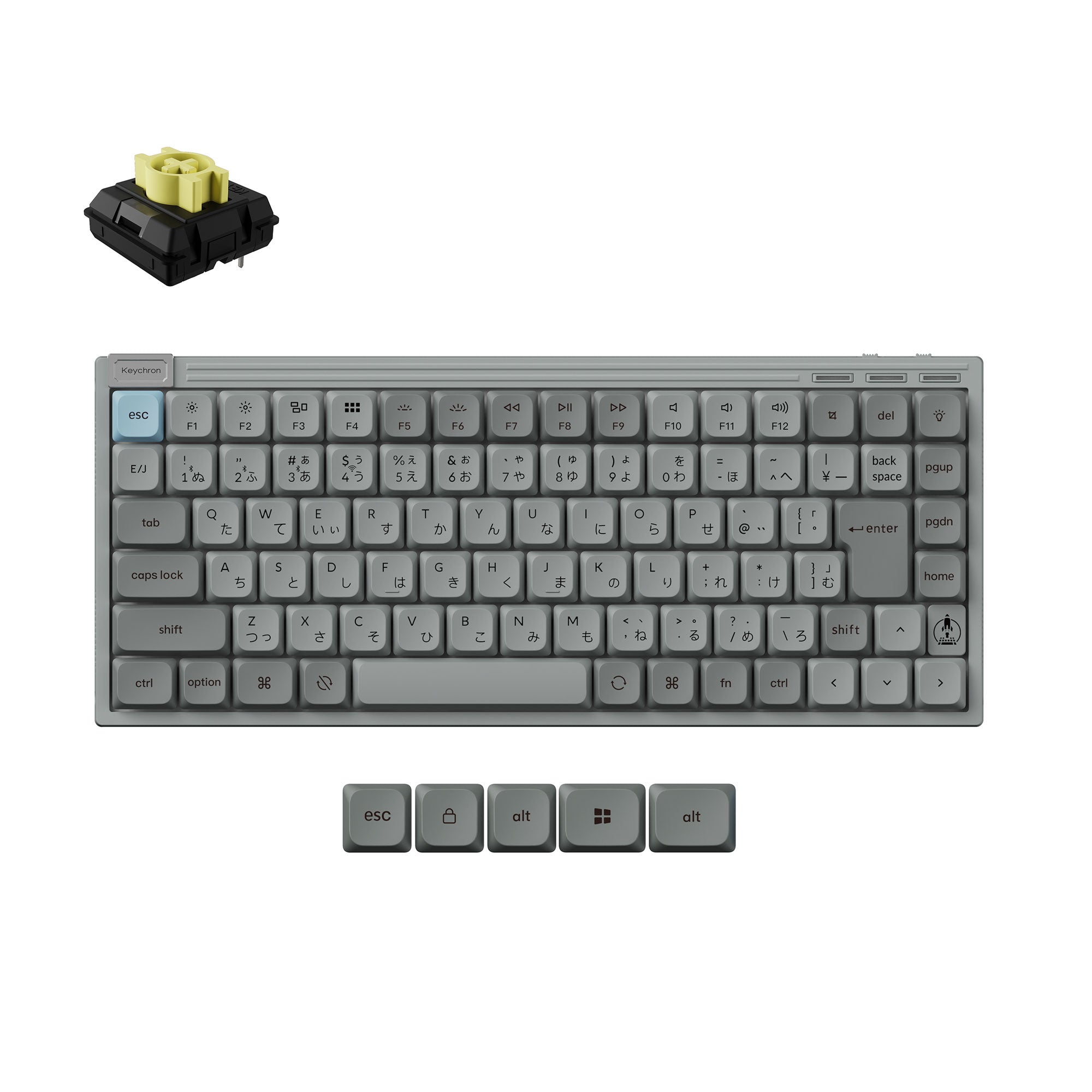 Keychron J9 QMK ワイヤレス・メカニカルキーボード