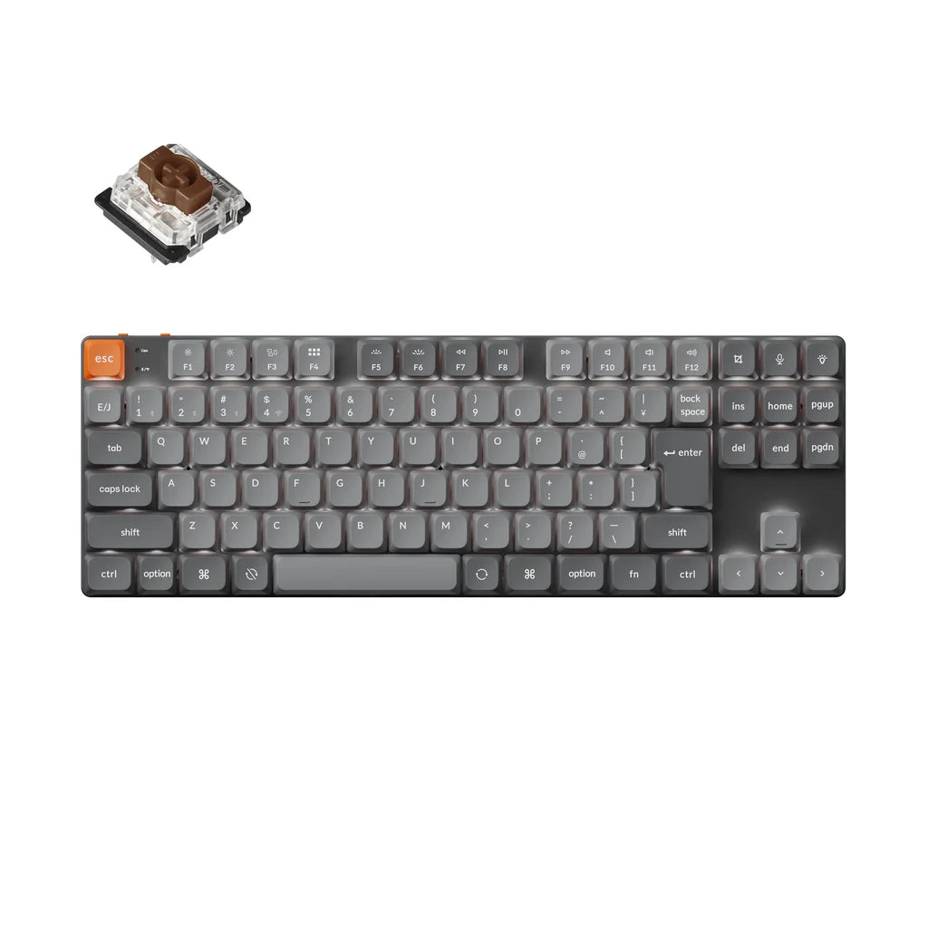 Keychron K1 Max QMK/VIA ワイヤレス カスタム メカニカルキーボード｜日本語配列 かな刻印なし