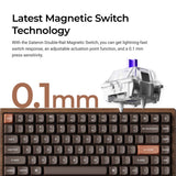 Keychron K2 HE 無線磁気スイッチカスタムキーボード  オールウッド スペシャルエディション
