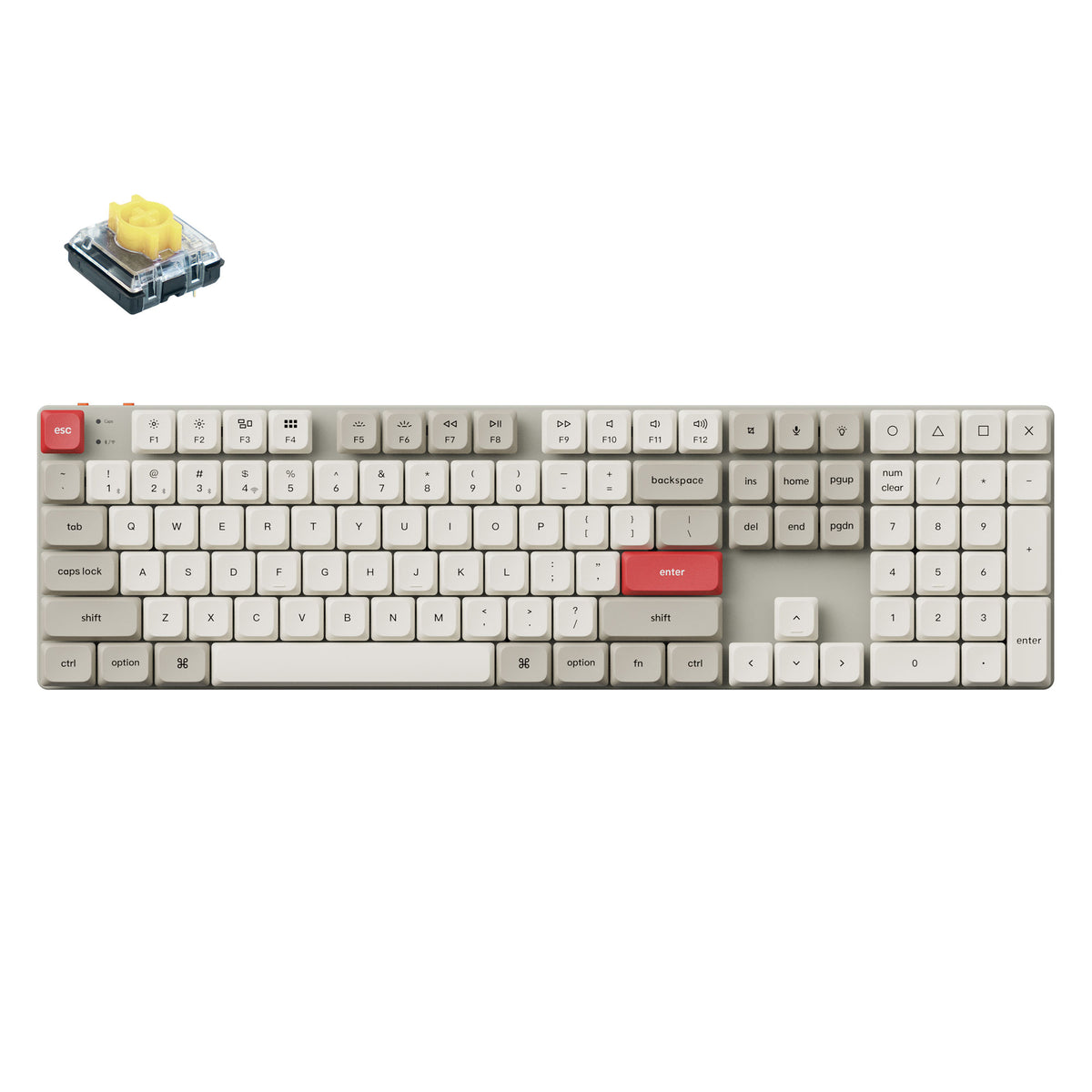 Keychron K5 Max QMK/VIA ワイヤレス カスタム メカニカルキーボード（US ANSI 配列）