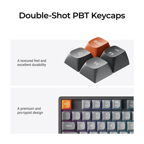 Keychron K8 Max Double-shot PBT Keycaps