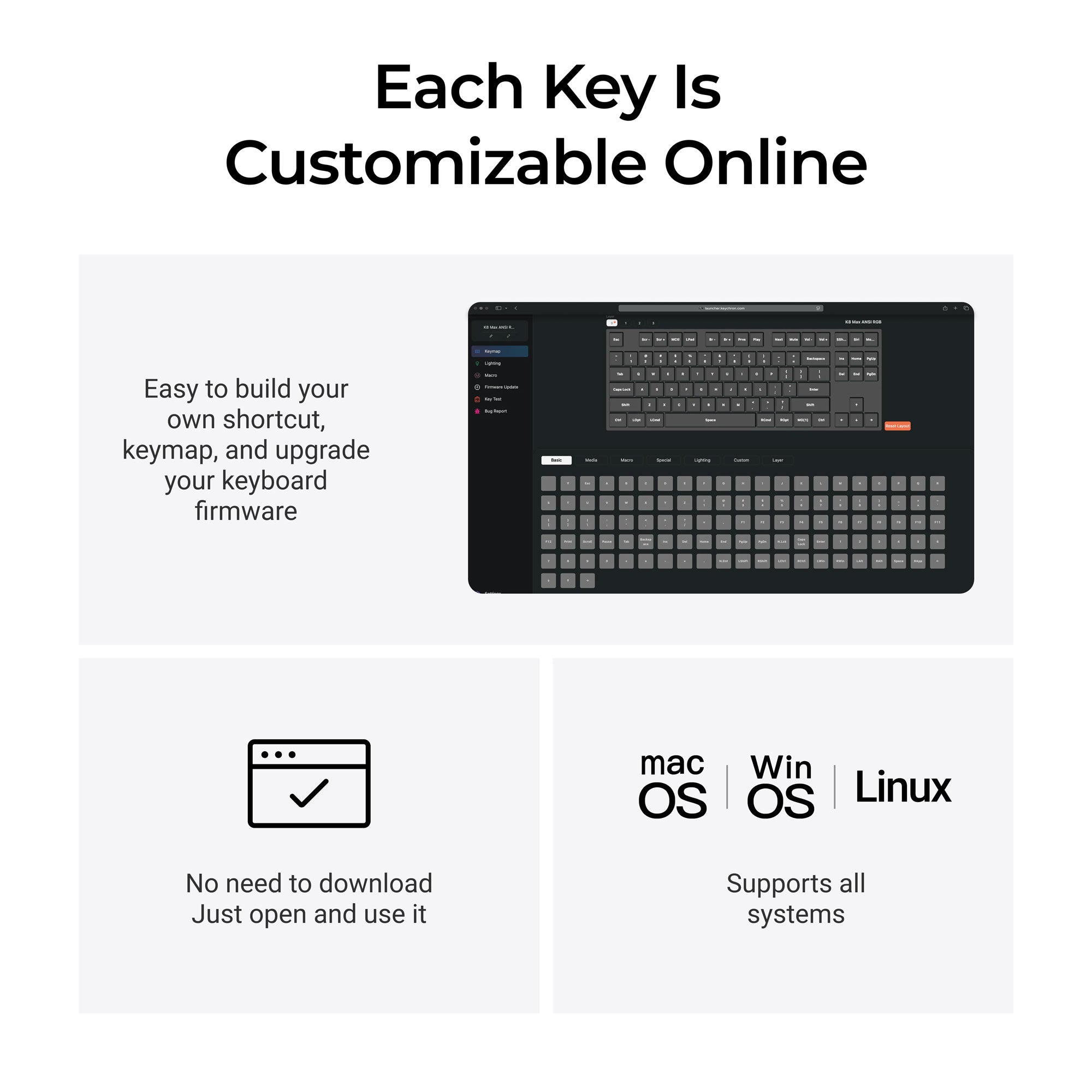 Keychron K8 Max Launcher Customization