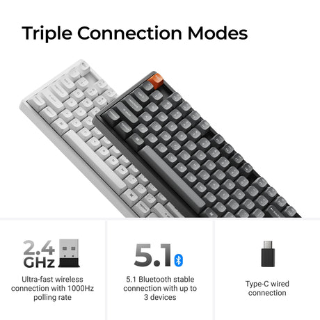 Keychron K8 Max Triple Connection Modes