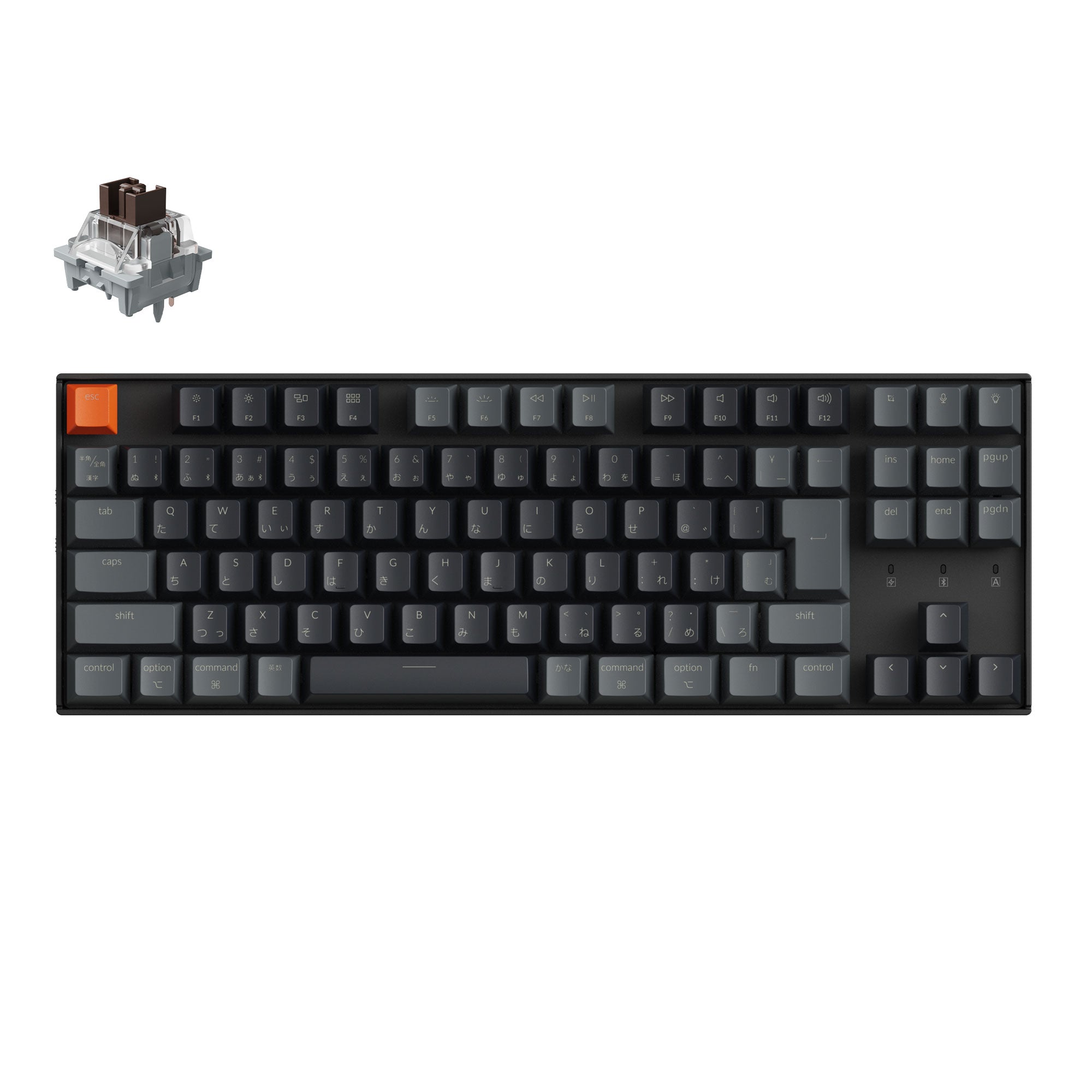Keychron K8 QMK 無線 メカニカルキーボード(バージョン2)(JIS Layout)