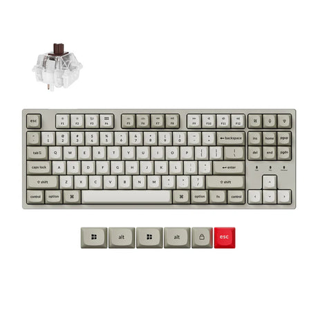 Keychron C1 Pro 8K QMK 有線カスタムメカニカルキーボード