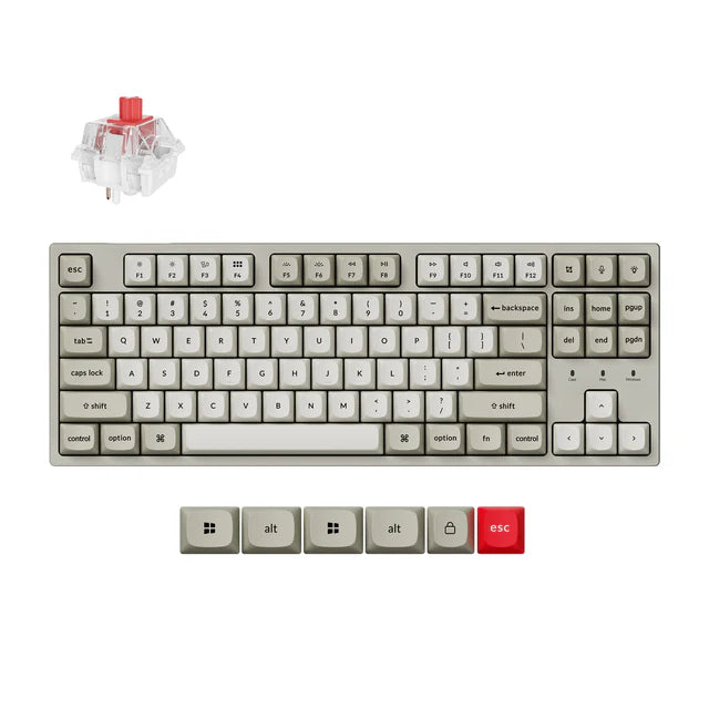 Keychron C1 Pro 8K QMK 有線カスタムメカニカルキーボード