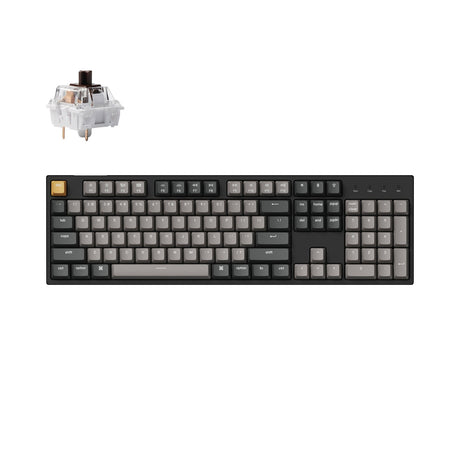 Keychron C2 Pro QMK/VIA 有線メカニカルキーボード（US ANSI 配列）