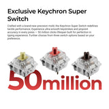 Keychron C3 Pro 8K QMK 有線カスタムメカニカルキーボード｜日本語配列
