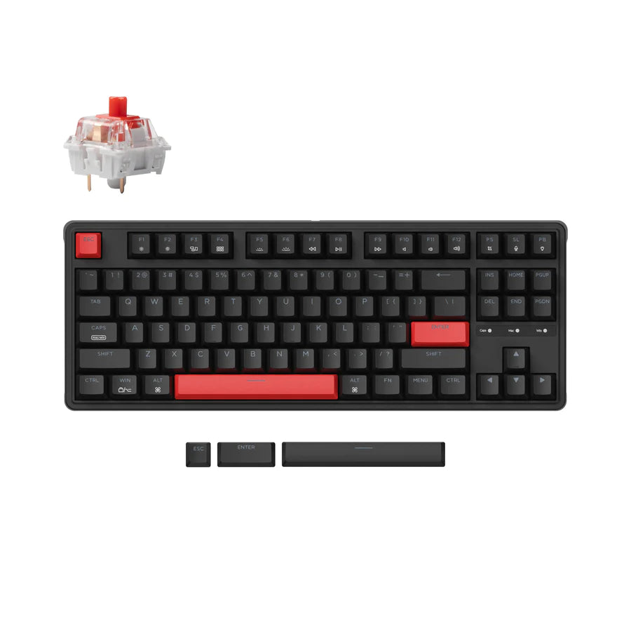 Keychron C3 Pro QMK/VIA 有線メカニカルキーボード（US ANSI配列）