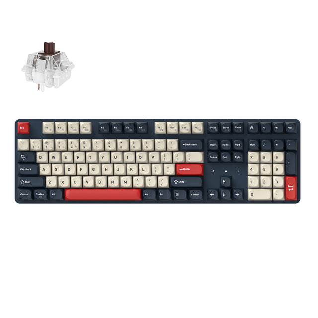 Keychron J5 QMK ワイヤレス メカニカルキーボード (US ANSI配列)