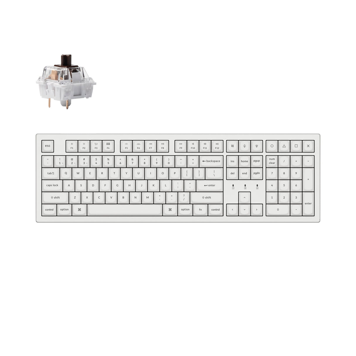 Keychron K10 Pro QMK/VIA ワイヤレスカスタムメカニカルキーボード（US ANSI 配列）