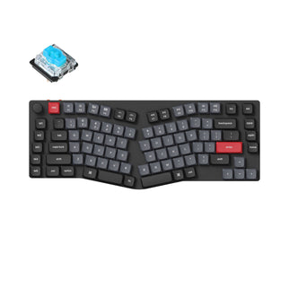 Keychron K15 Pro (Alice レイアウト) QMK/VIA ワイヤレス カスタム メカニカル キーボード（US ANSI 配列）
