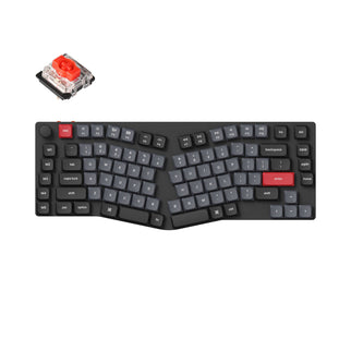 Keychron K15 Pro (Alice レイアウト) QMK/VIA ワイヤレス カスタム メカニカル キーボード（US ANSI 配列）