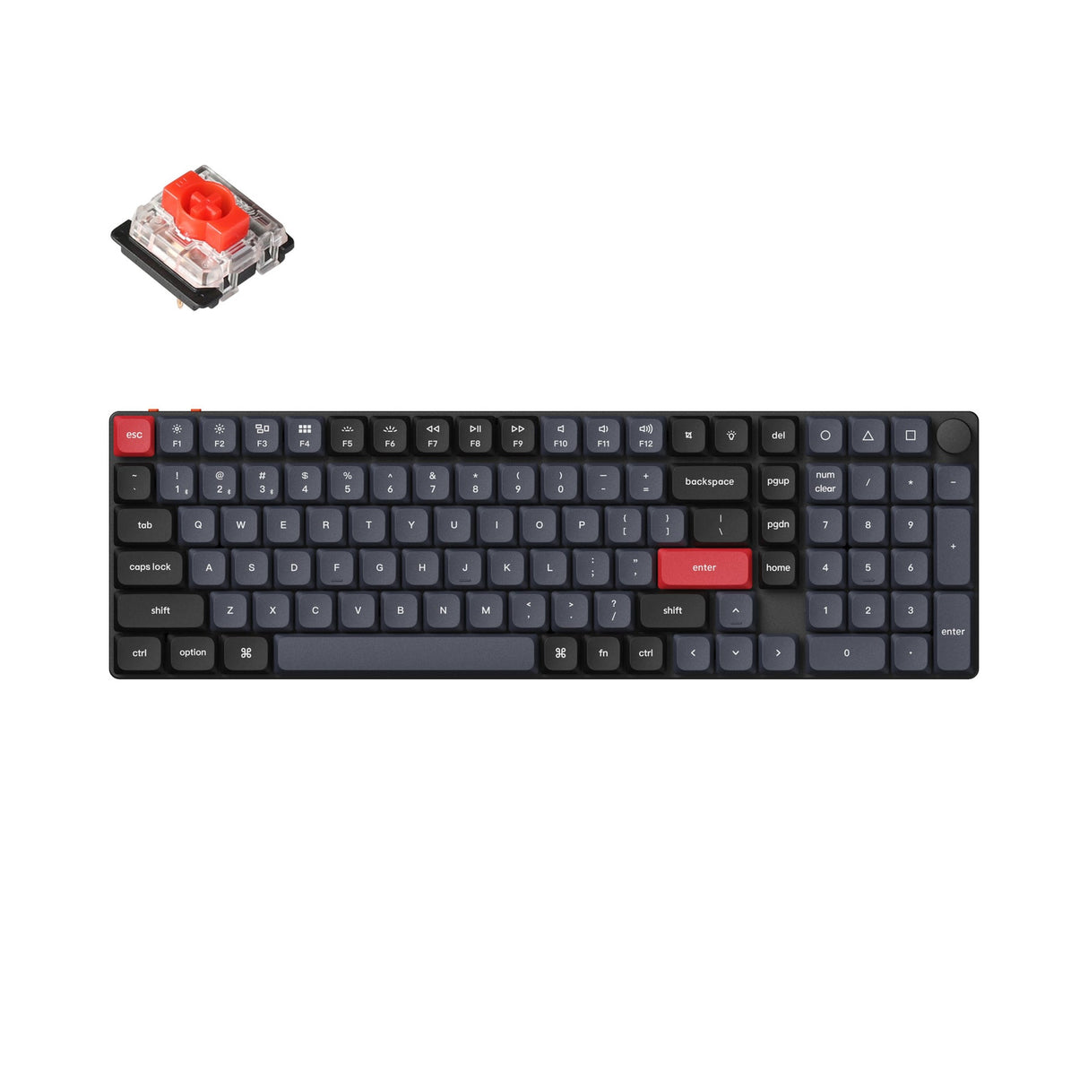 Keychron K17 Pro QMK/VIA ワイヤレス カスタム メカニカルキーボード（US ANSI 配列）