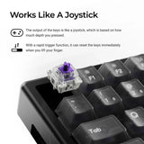 Keychron K2 HE ワイヤレス磁気スイッチカスタムキーボード - レジンエディション
