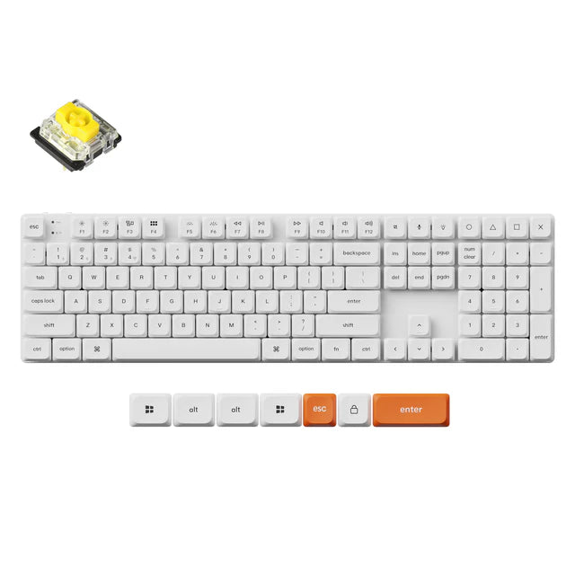 Keychron K5 Max QMK/VIA ワイヤレス カスタム メカニカルキーボード（US ANSI 配列）
