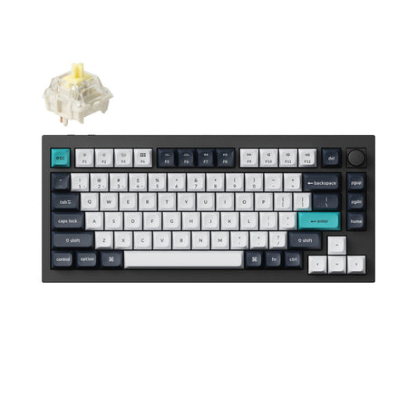 Keychron Q1 Max QMK/VIA ワイヤレス カスタム メカニカルキーボード（US ANSI 配列）