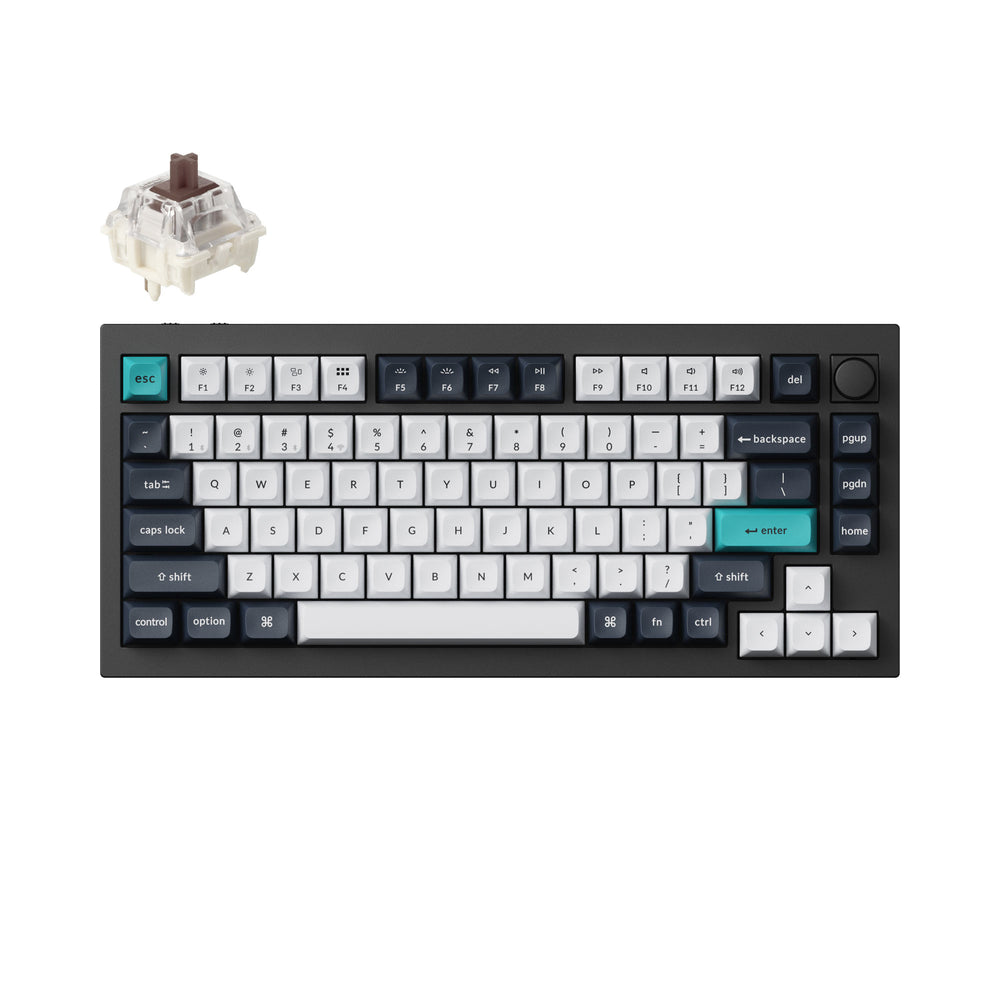 Keychron Q1 Max QMK/VIA ワイヤレス カスタム メカニカルキーボード（US ANSI 配列）