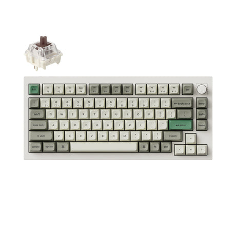 Keychron Q1 Max QMK/VIA ワイヤレス カスタム メカニカルキーボード（US ANSI 配列）