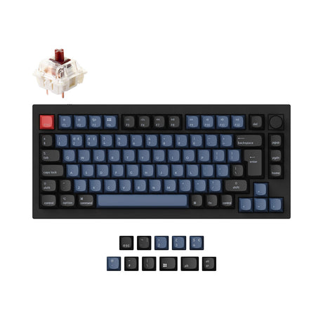 Keychron Q1 QMK カスタム メカニカル キーボード - バージョン 2（UK ISO 配列）