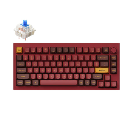 Keychron Q1 QMK カスタム メカニカル キーボード - バージョン 2（US ANSI 配列）